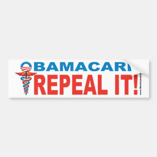 Coche ¡DEROGACIÓN de Obamacare ÉL! Pegatina para el