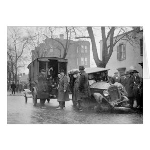 Coche destrozado de un contrabandista, 1922