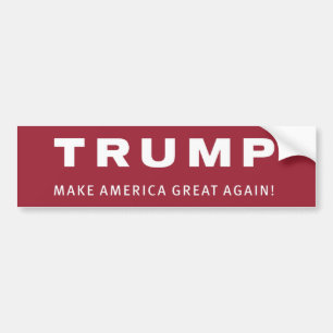 Coche DONALD TRUMP para la PEGATINA PARA EL PARACHOQUES