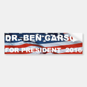 Coche Dr.Ben Carson para la pegatina para el parachoques