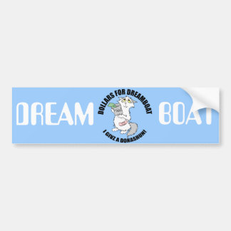 Coche Dreamboat - dólares para la pegatina para el