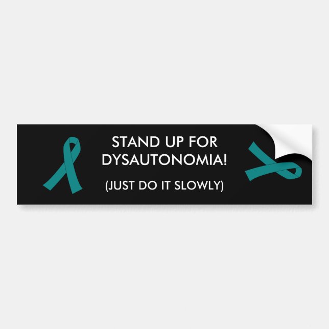 Coche DYSAUTONOMIA - pegatina para el parachoques (Frente)