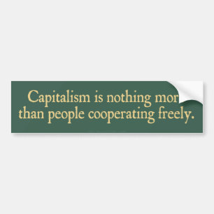 Coche El capitalismo no es nada más pegatina para el
