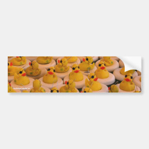 Coche El caucho amarillo Ducks a la pegatina para el