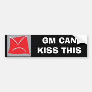 Coche El "GM PUEDE BESAR A ESTE" pegatina para los