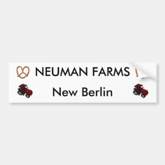 Coche el neuman cultiva a la pegatina para el
