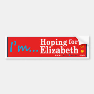 Coche Elizabeth Warren para la pegatina para el