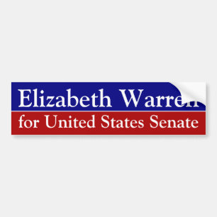 Coche Elizabeth Warren para la pegatina para el