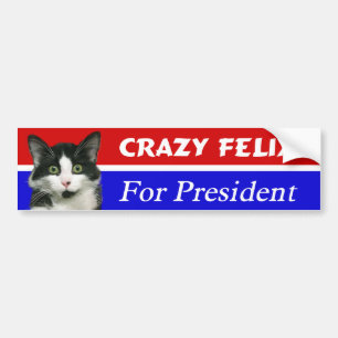 Coche Felix el gato para el presidente pegatina para el