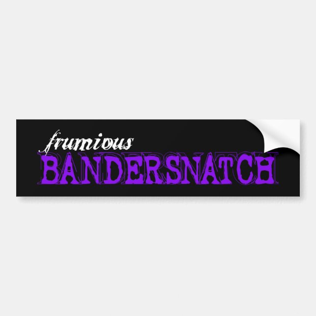 Coche Frumious Bandersnatch - pegatina para el (Frente)