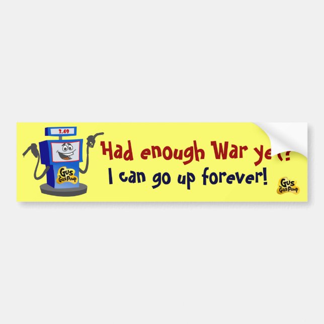 Coche Gus la pegatina para el parachoques de la bomba de (Frente)