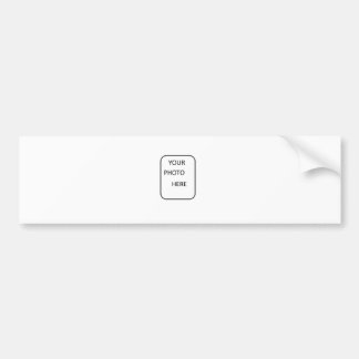 Coche Haga su de una pegatina para el parachoques buena