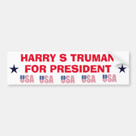 Coche Harry Truman para Presidente Pegatina