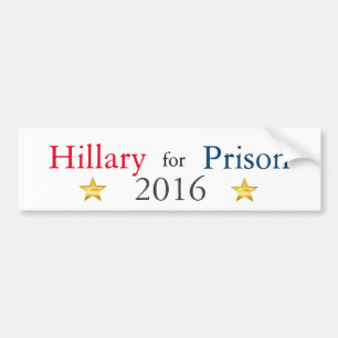 Coche Hillary para la pegatina para el parachoques 2016