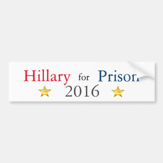 Coche Hillary para la pegatina para el parachoques 2016