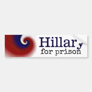 Coche Hillary para la pegatina para el parachoques de la