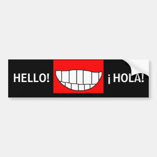 Coche ¡HOLA! ¡- ¡HOLA! - millas de pegatina para el