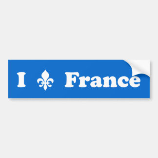 Coche I pegatina para el parachoques de Francia de la