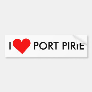 Coche I pegatina para el parachoques de Pirie del puerto