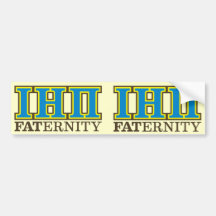 I pegatina para el parachoques doble de Eta pi