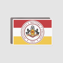 Imán para auto de bandera de PMC
