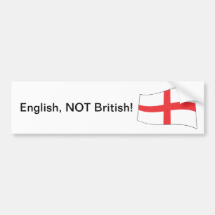 Coche ¡Inglés, no británico! - Pegatina para el