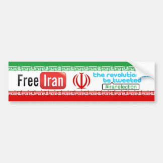 Coche Irán libre - la revolución pió pegatina para el