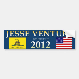 Coche Jesse Ventura para el presidente - pegatina para