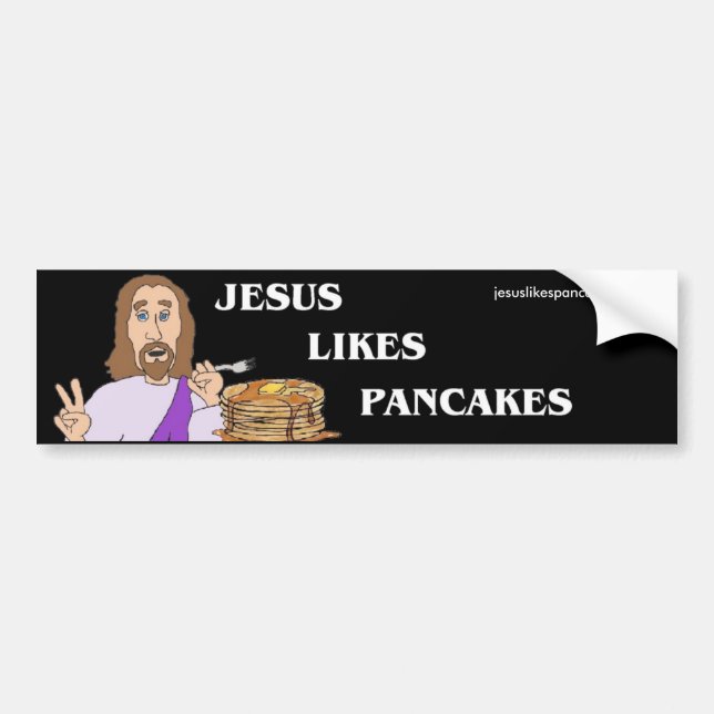 Coche Jesús tiene gusto de la pegatina para el (Frente)