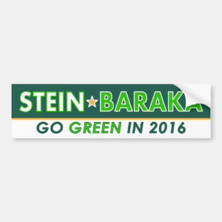 Coche Jill Stein/Baraka - pegatina para el parachoques