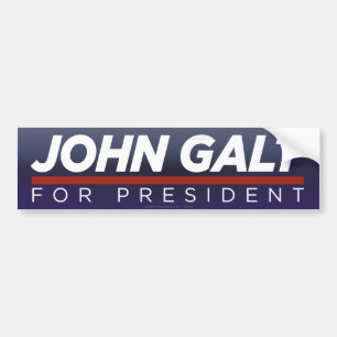 Coche Juan Galt para el presidente pegatina para el