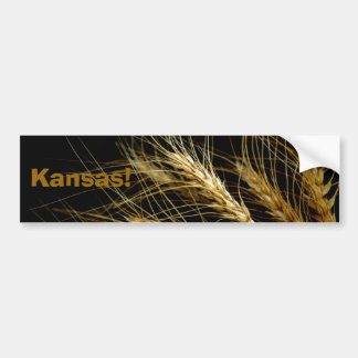 Coche ¡Kansas!  Pegatina para el parachoques de la
