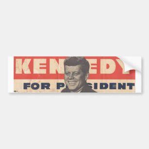 Coche Kennedy para la pegatina del parachoques presidenc