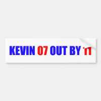 Kevin 07 hacia fuera por la pegatina para el