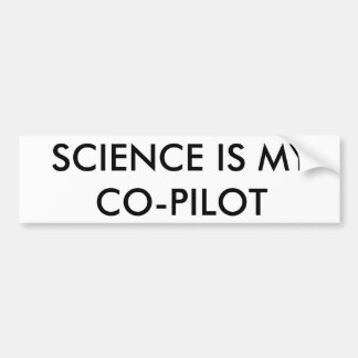 Coche La ciencia es mi pegatina para el parachoques del