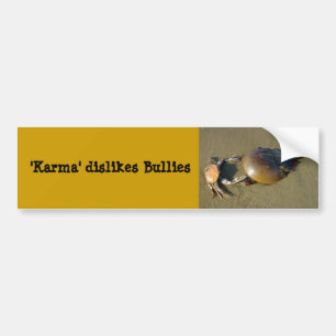 Coche La karma tiene aversión a la pegatina para el
