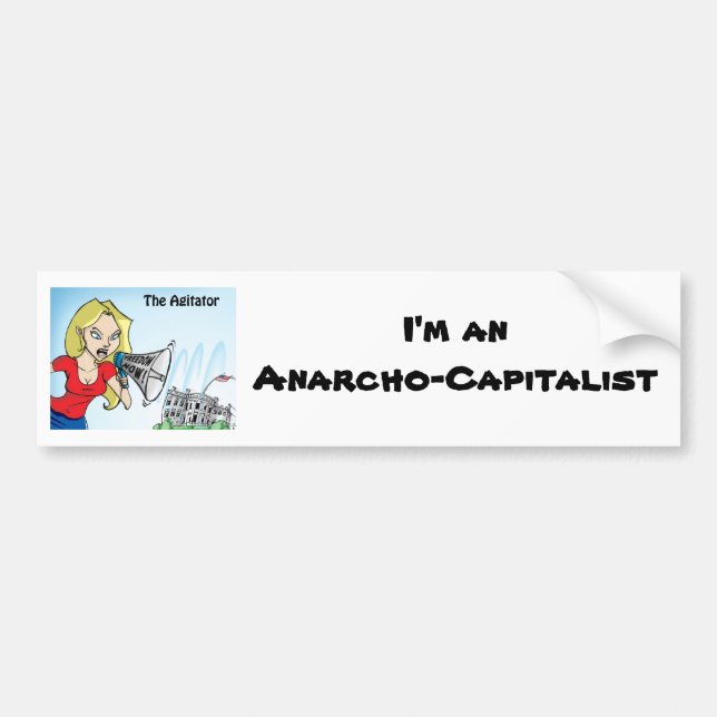 Coche La pegatina para el parachoques de Anarcho del (Frente)