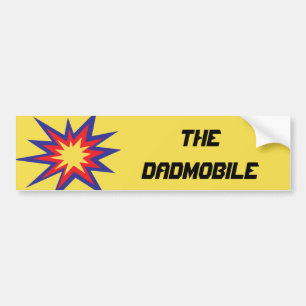 Coche La pegatina para el parachoques de DADmobile