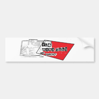 Coche La pegatina para el parachoques de mamá Suki