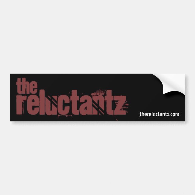 Coche La pegatina para el parachoques de Reluctantz (Frente)