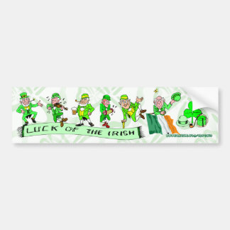 Coche La pegatina para el parachoques de St Patrick