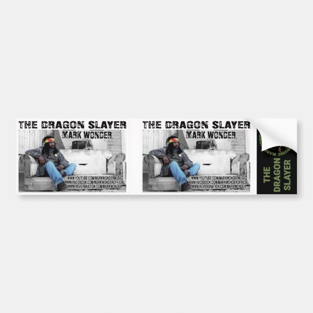 Coche La pegatina para el parachoques del asesino MWM (Frente)