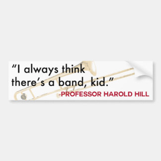 Coche La pegatina para el parachoques del hombre de la