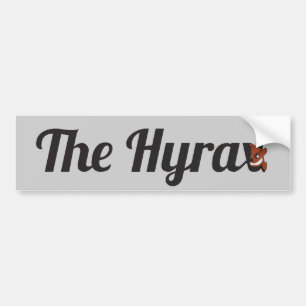 Coche La pegatina para el parachoques del Hyrax