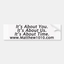 La pegatina para el parachoques del libro