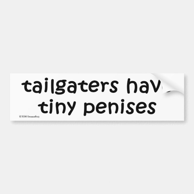Coche los tailgaters tienen la PEGATINA PARA EL (Frente)