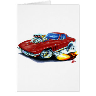 Coche marrón 1965 del Corvette