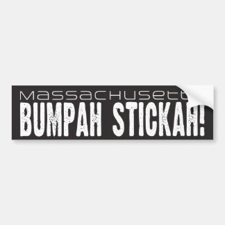 Coche ¡Massachusetts Bumpah Stickah! Pegatina para el