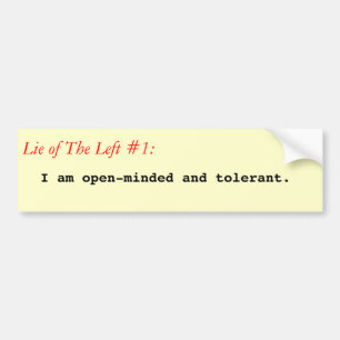 Coche Mentira de la pegatina para el parachoques