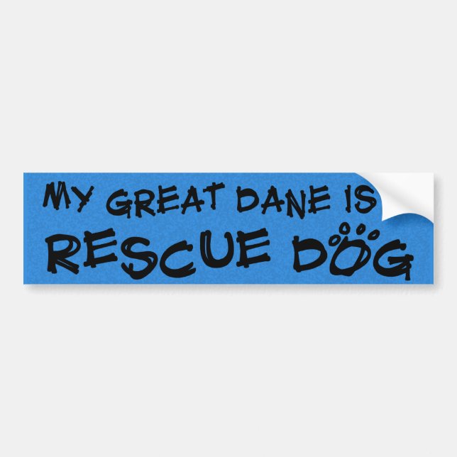 Coche Mi great dane es pegatina para el parachoques del (Frente)